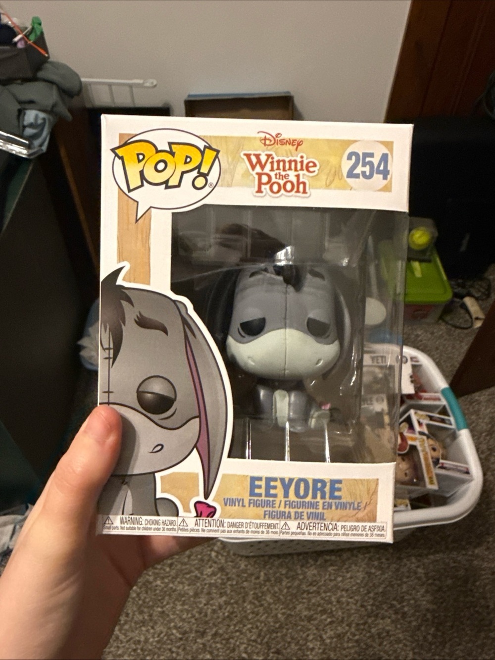 Funko Eeyore Vinyl Figure - Gray with Purple Accents